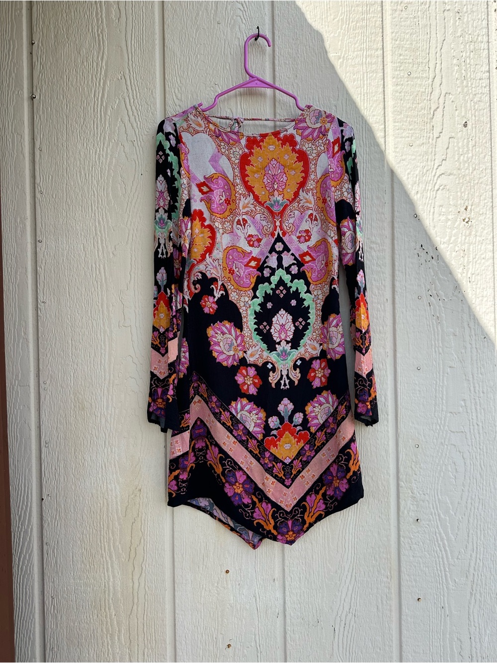 Nasty Gal Paisley Print Mini Dress Size 4